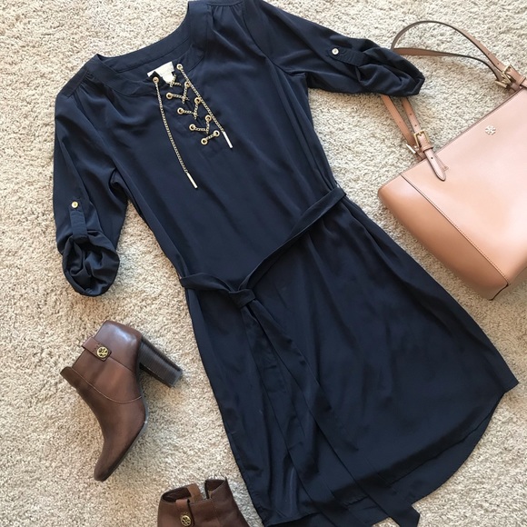 Three Quarter Sleeve Dress by Michael Kors - Picture 3 of 8